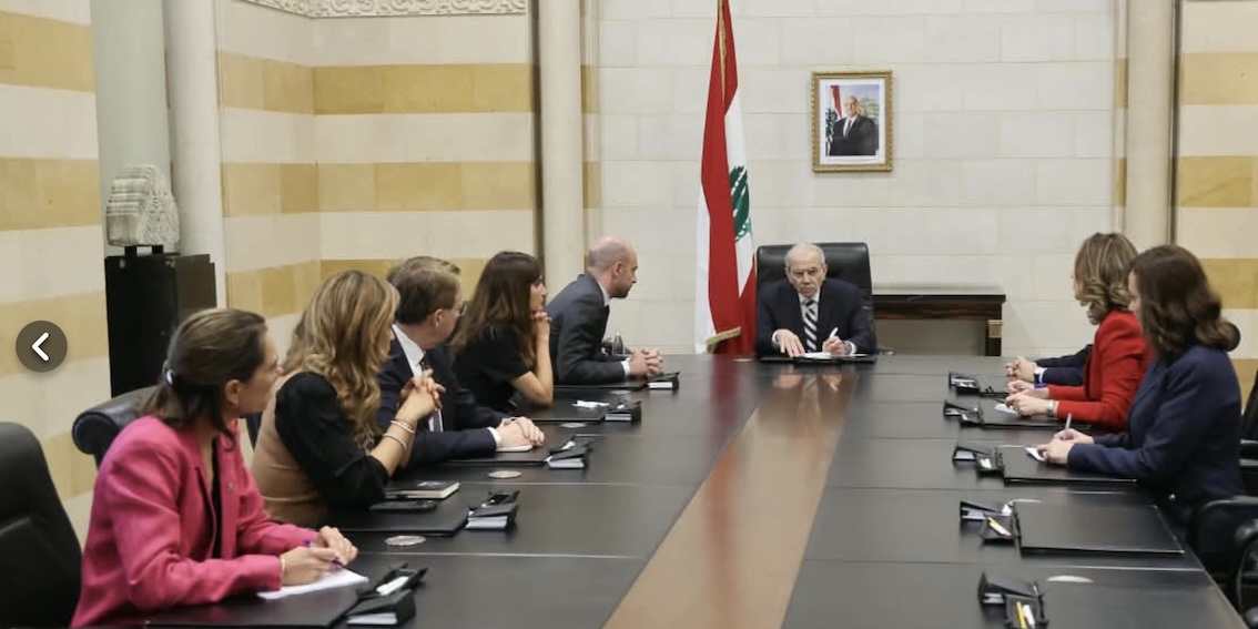 الوفد الفرنسي في السراي