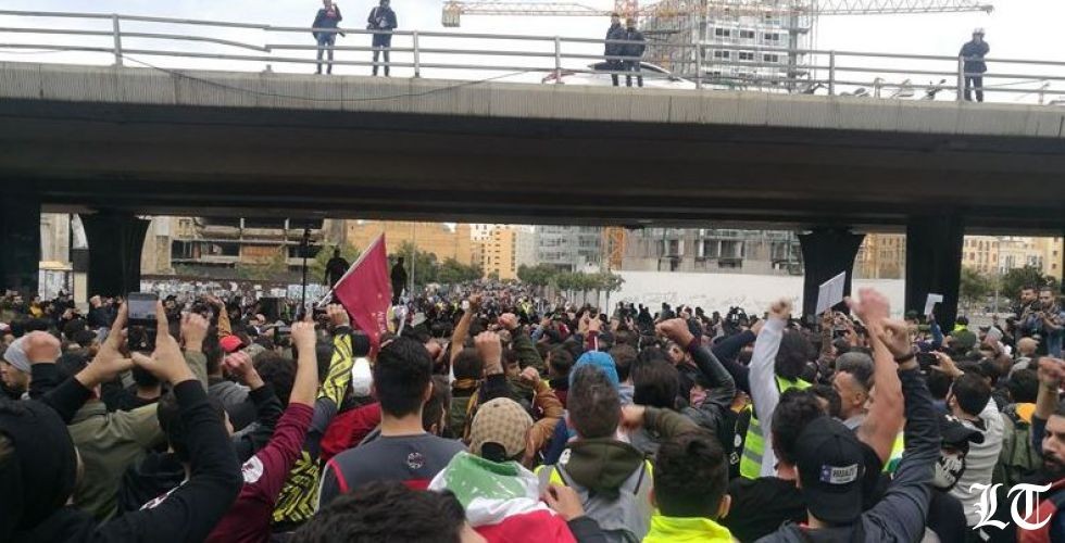 تظاهرات مطلبية تشهد عنفا في بيروت