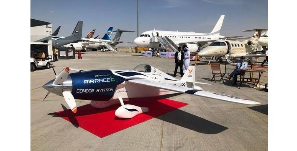 أول طائرة سباق كهربائية في دبي
