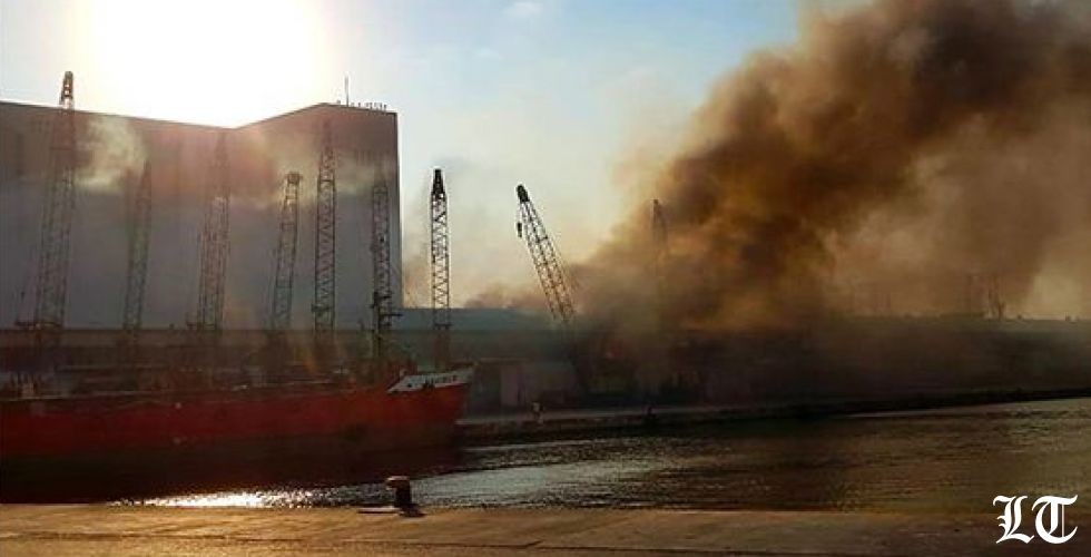 انفجار في مستودعات مفرقعات في مرفأ بيروت