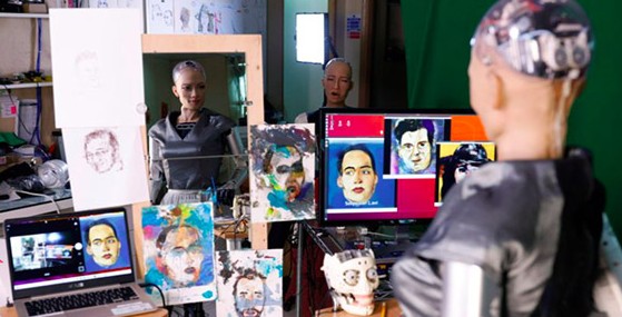 صوفيا المبدعة في الرسم الرقمي