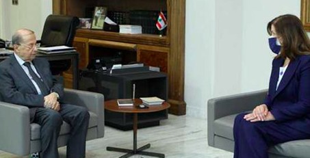 السفيرة الأميركية تضع علاج الأزمة الحكومية في التسوية