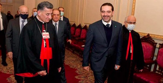 عشاء وصور في محادثات  بين البطريرك والحريري