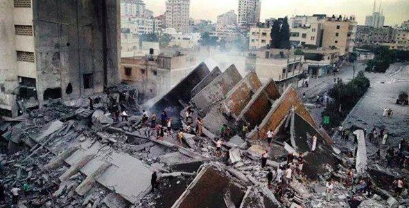 الحرب المفتوحة بين اسرائيل وقطاع غزة