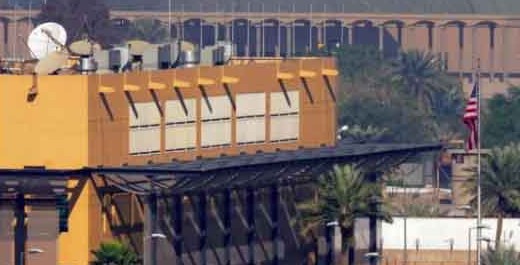 إسقاط طائرة مسيرة قرب السفارة الأمريكية ببغداد ولا ضحايا