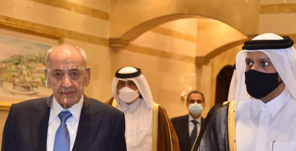 الوزير القطري المتكتّم في جولته اللبنانية(بالصور)