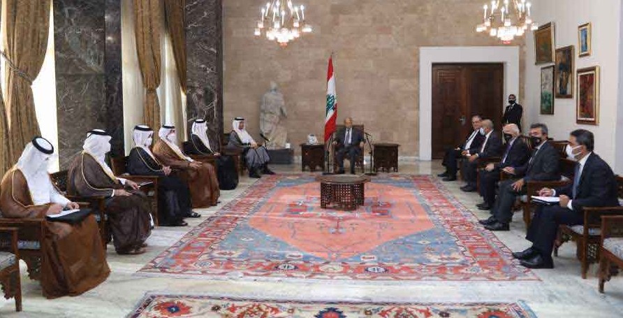 الوزير القطري المتكتّم في جولته اللبنانية(بالصور)