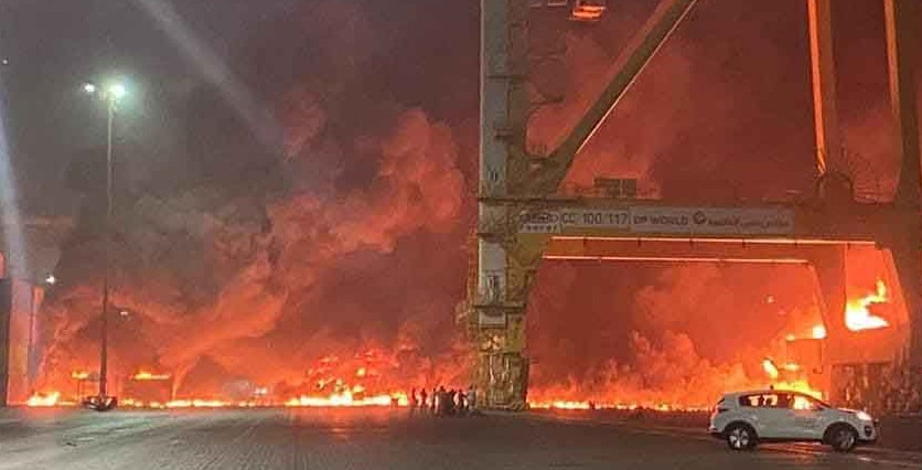 لا ضحايا في انفجار في ميناء جبل علي في الامارات