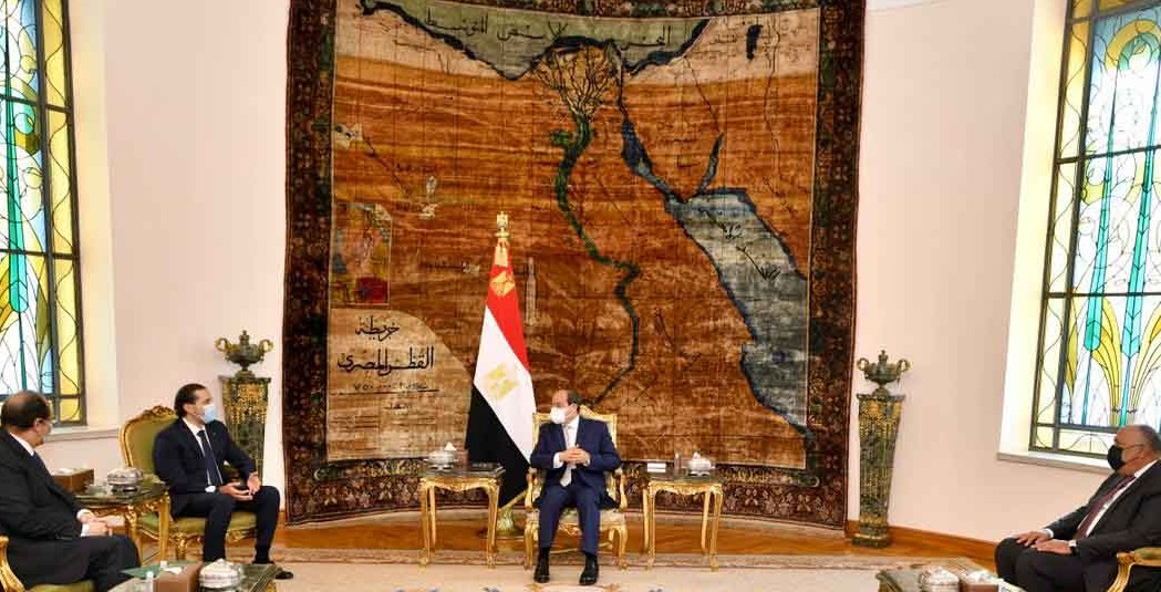 السيسي:دعم مصر الكامل للمسار السياسي للسيد الحريري
