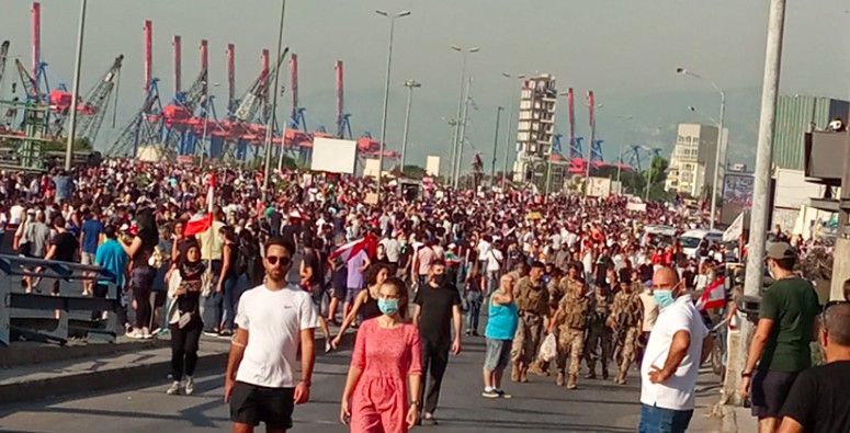 يوم الغضب في بيروت