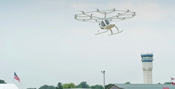 طائرة التاكسي VOLOCOPTER 2X لمزيد من الاختبار