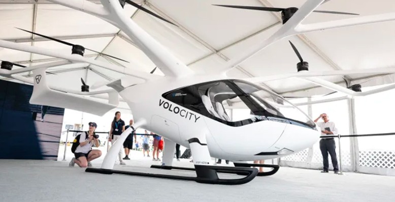طائرة التاكسي VOLOCOPTER 2X لمزيد من الاختبار