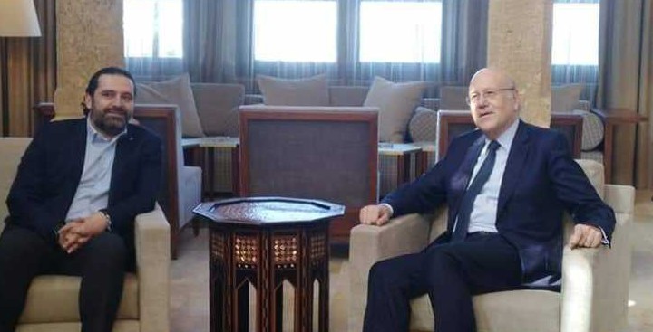 غزل سياسي بين ميقاتي والحريري