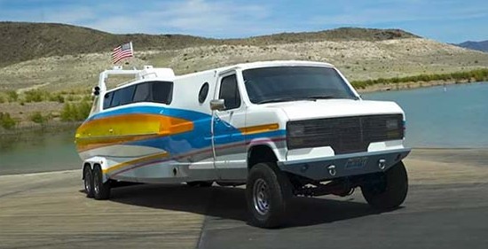 الشاحنة البرمائية لسفر ممتع