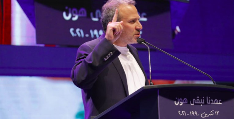 باسيل: الخيار بين مشهد مار مخايل ومشهد الطيّونة