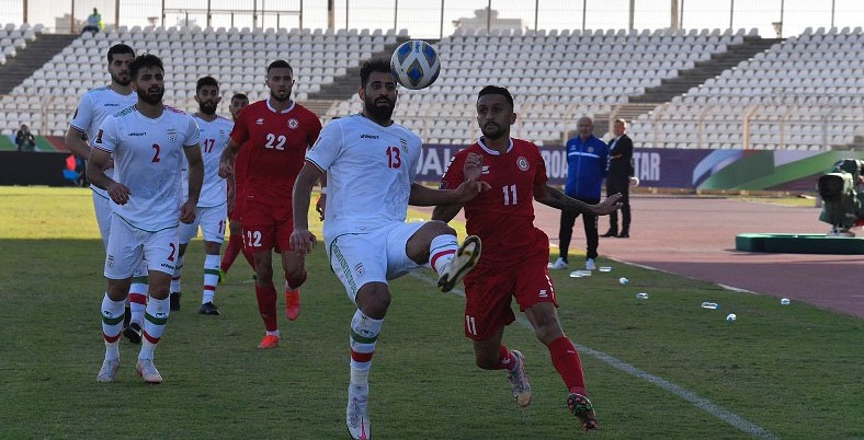 خسارة لبنانية موجعة أمام ايران في كرة القدم
