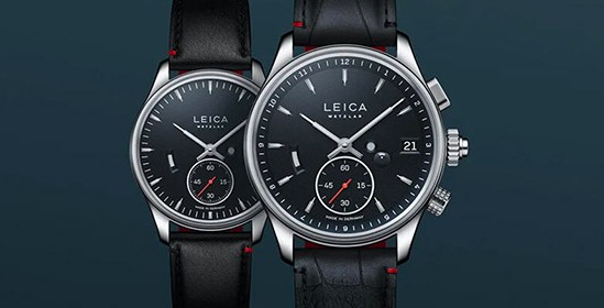 ساعات Leica بالنقطة الحمراء للكاميرا