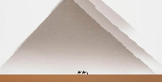 صحراء مصر في صور العزلة