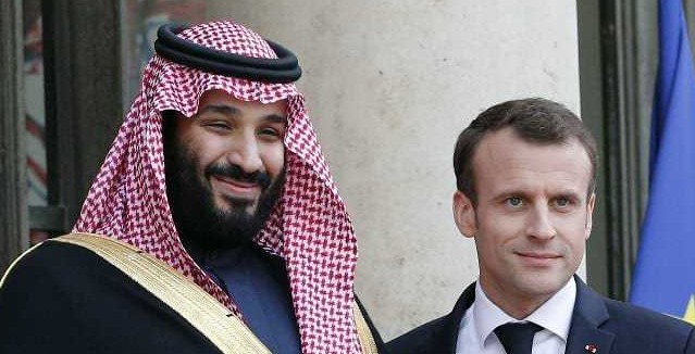 ماكرون وبن سلمان  لضرورة الاسراع بانتخاب رئيس للجمهورية