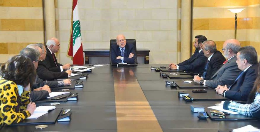 ميقاتي لانعقاد مجلس الوزراء عند الضرورة
