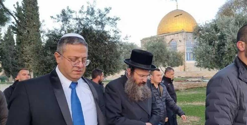 ادانة شاملة لزيارة بن جفير لمجمع المسجد الأقصى
