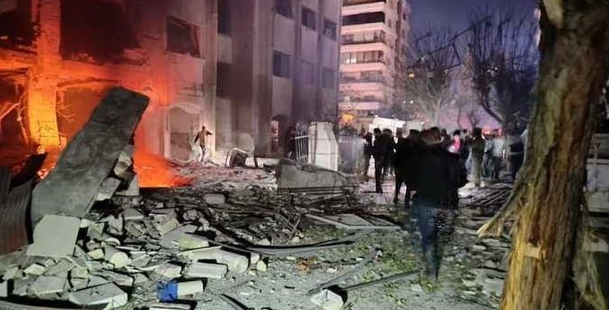 اسرائيل تهاجم عمق دمشق في المنطقة التي اغتيل فيها عماد مغنية