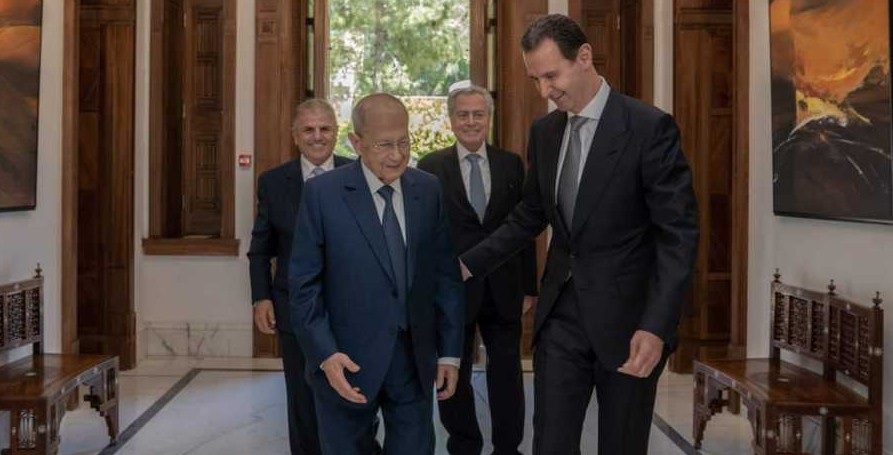 عون للأسد: متمسكون بالوحدة الوطنية