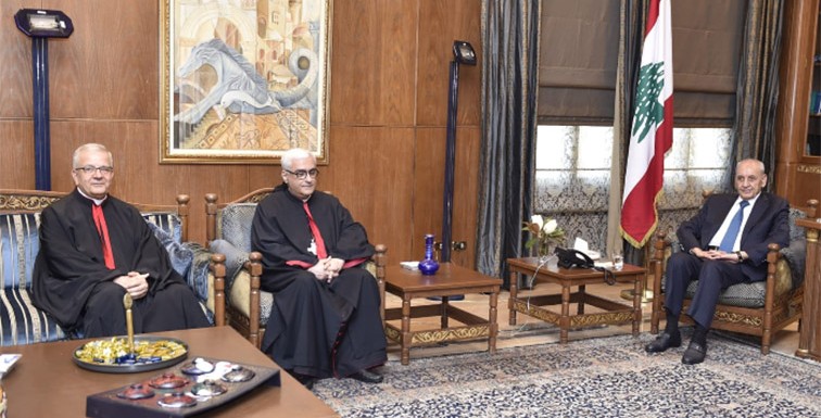 الموفد البطريركي عند جنبلاط وبري