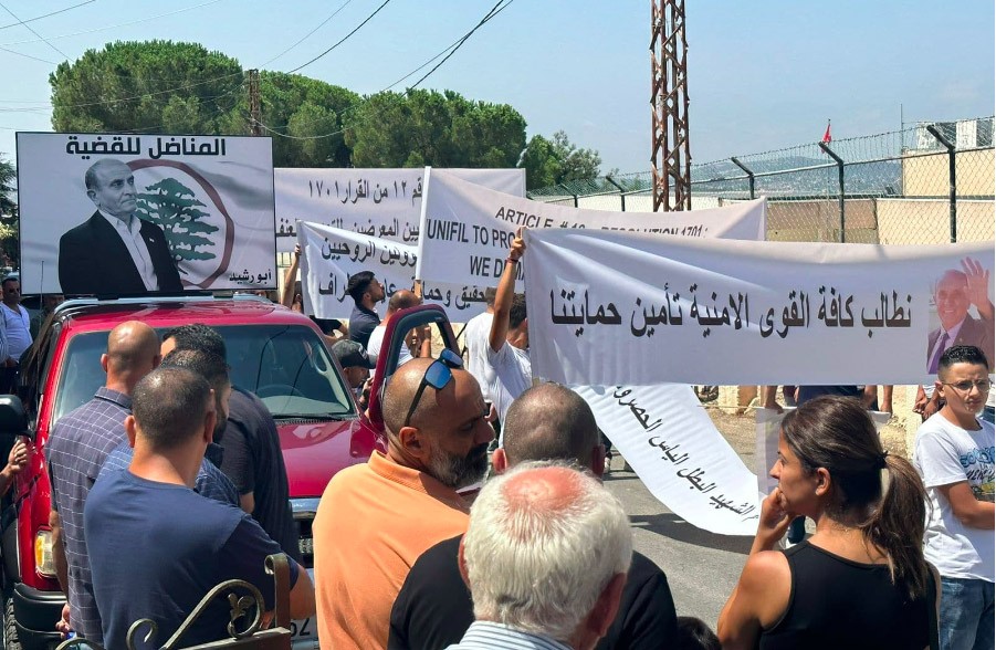 أهالي عين إبل يطالبون بالحماية