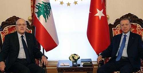 أردوغان لميقاتي: لبنان الآمن