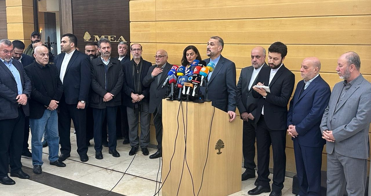 ورير خارجية ايران في بيروت على وقع طبول الحرب في  رفح