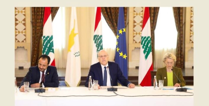 محادثات لبنانية قبرصية اوروبية