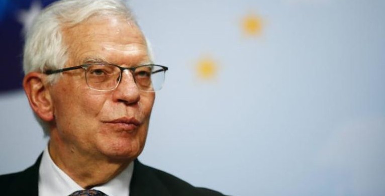 بوريل في نهاية خدمته  عند الرئيس بري