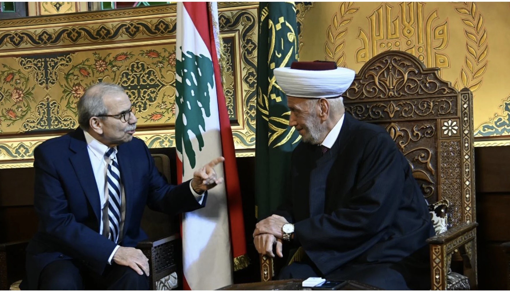 نواف سلام في دار الفتوى