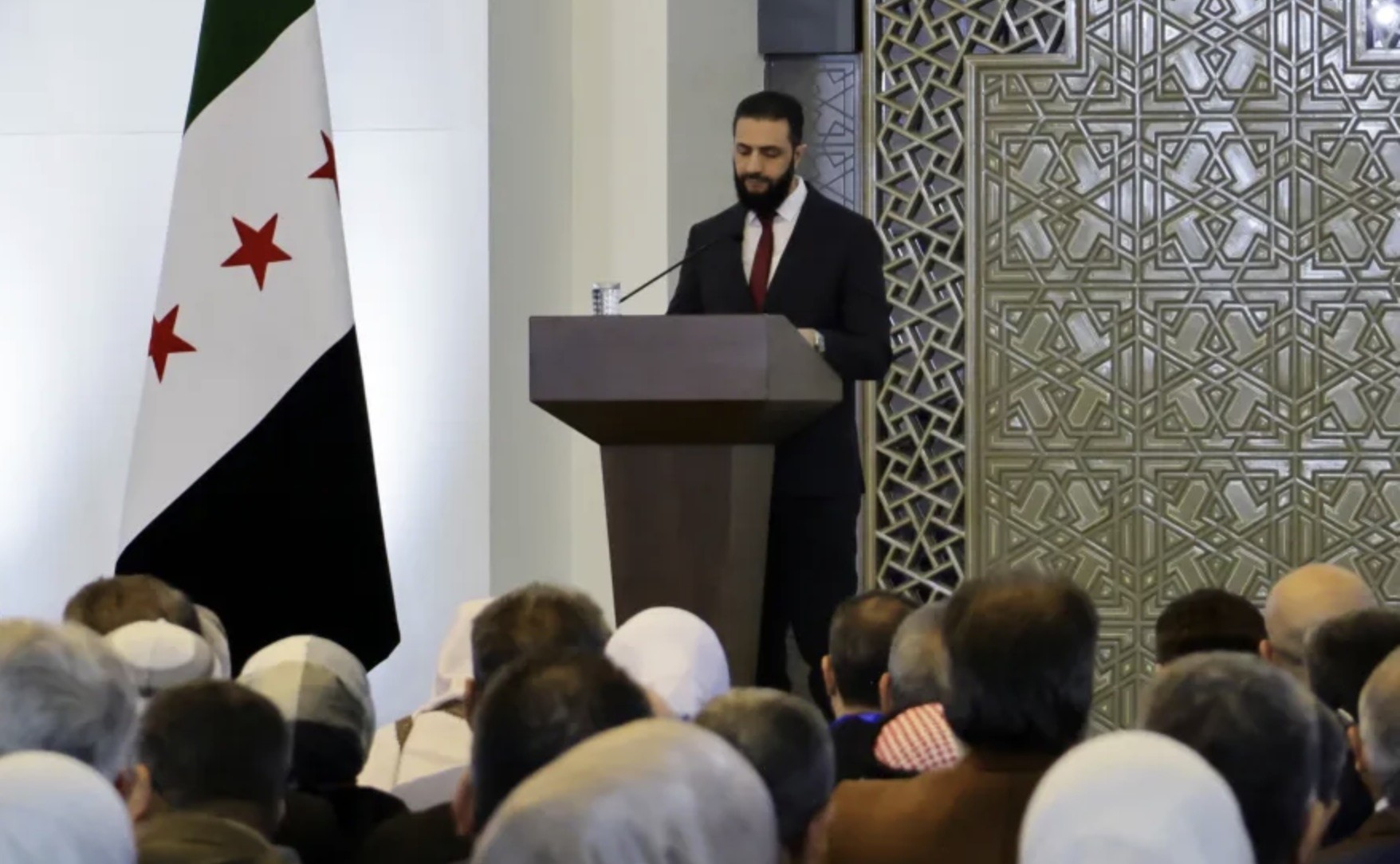 الشرع في مؤتمر الحوار الوطني:بناء دولة القانون