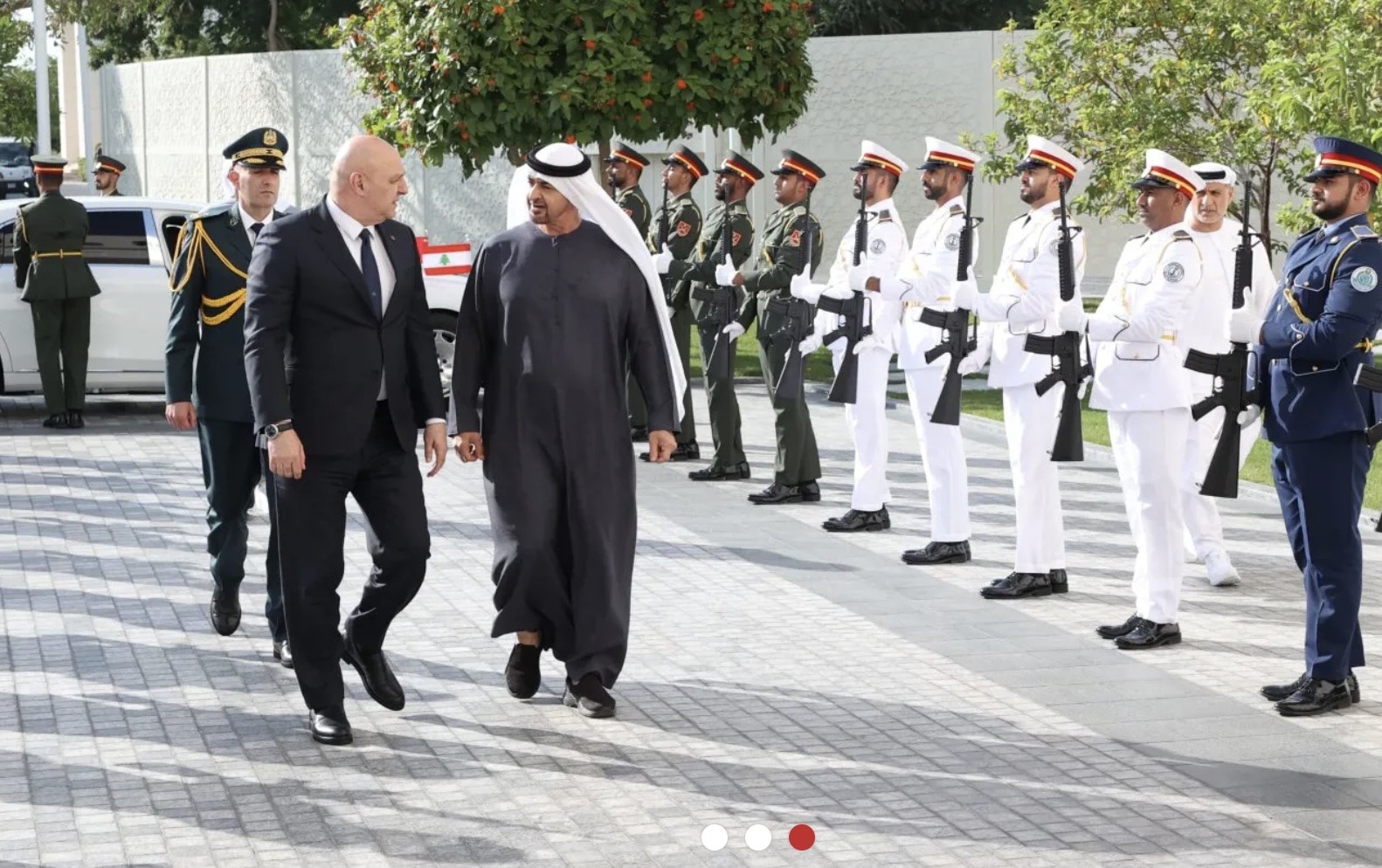 قمة لبنانية اماراتية: تعزيز التعاون وسلامة الاراضي اللبنانية