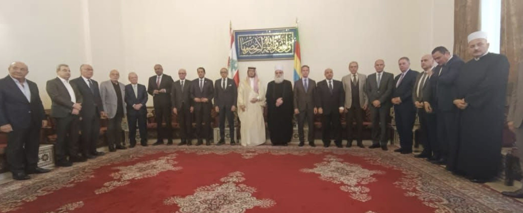 شيخ العقل التقى سفراء عربا ومعتمدين في لبنان: ندعو دول العالم لتحمّل ‏مسؤولياتها في سوريا