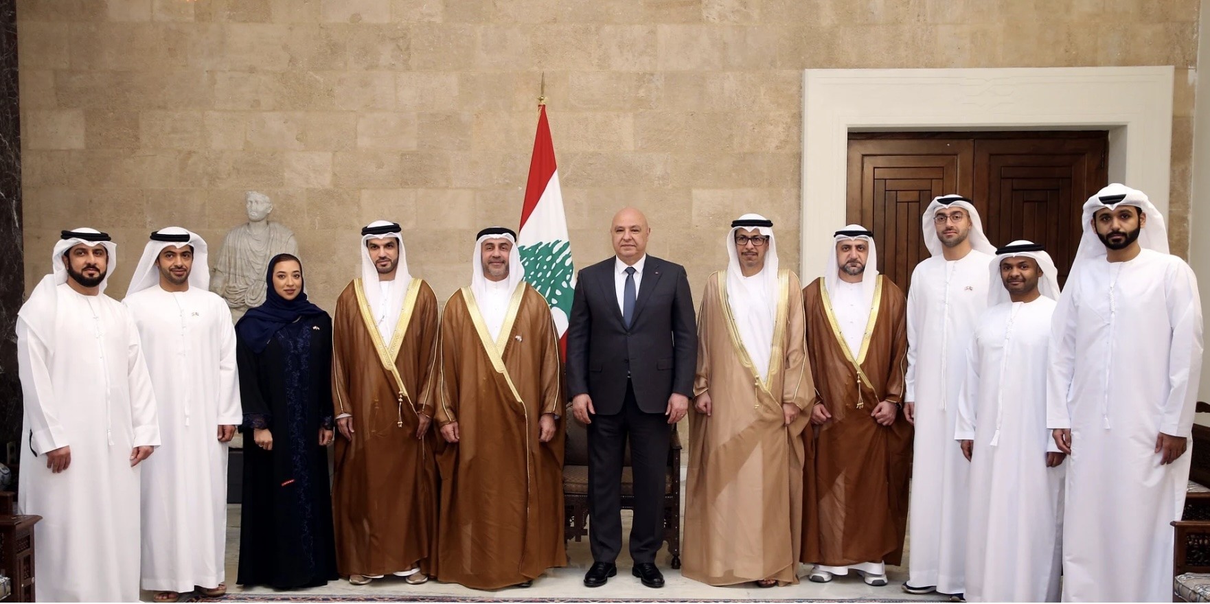 الرئيس جوزاف عون يشيد بالعلاقات اللبنانية الاماراتية