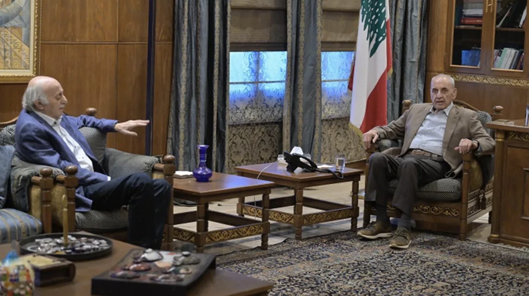 جنبلاط من عين التينة:لست متشائما هذا التشاؤم الكبير