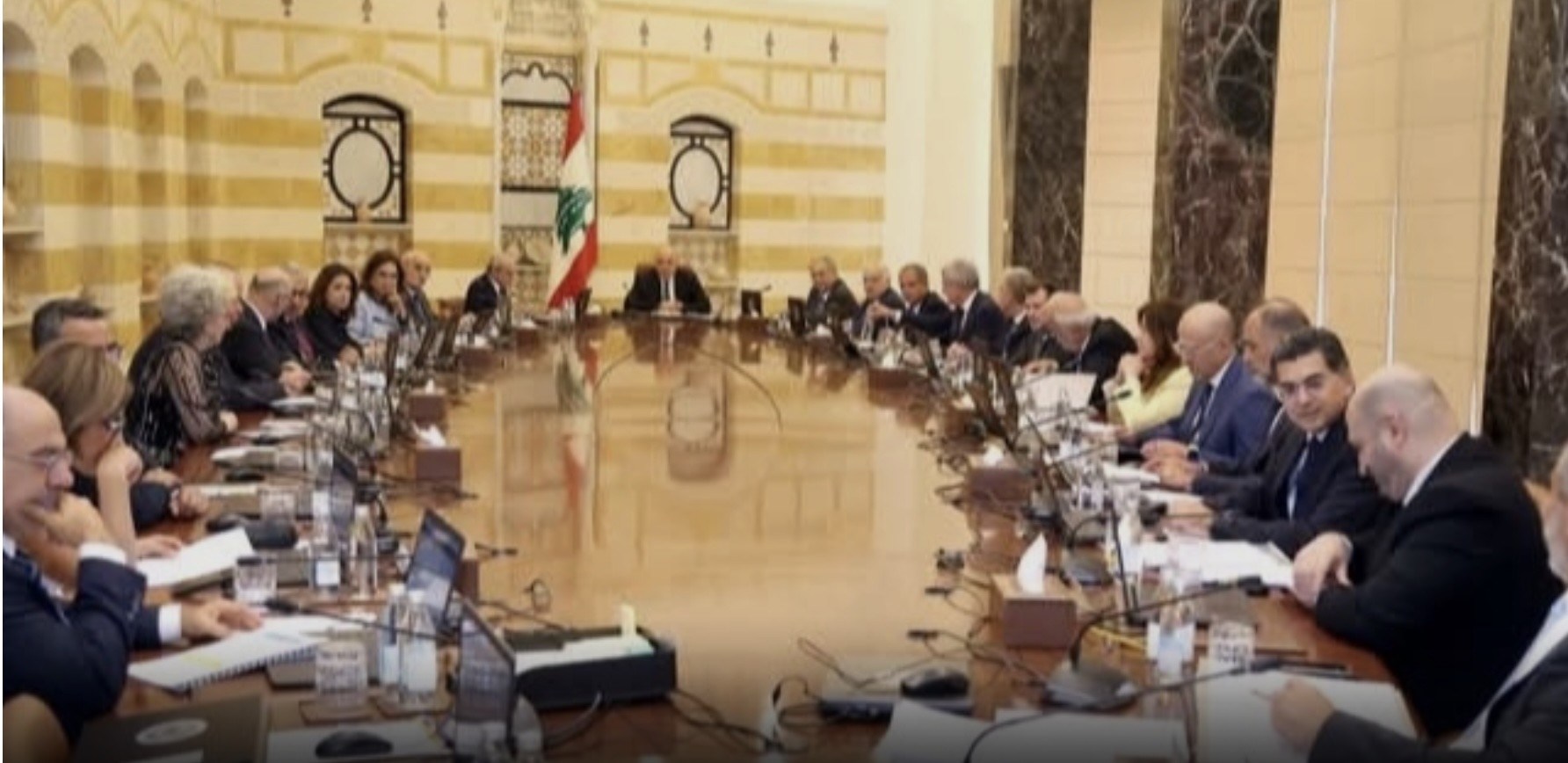 مجلس الوزراء أقرّ أهداف الورقة الأميركية