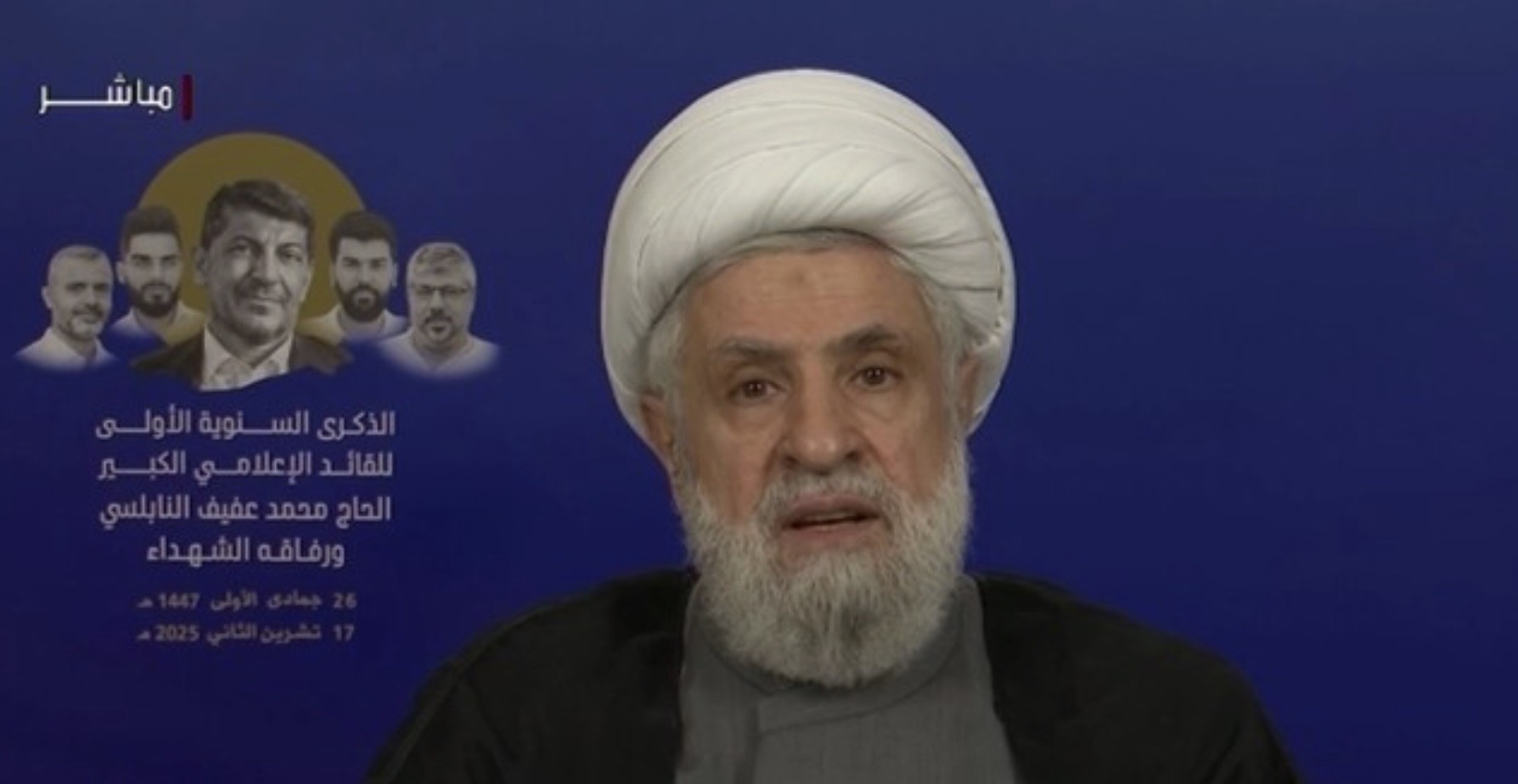 الشيخ نعيم قاسم يحذر الحكومة من التنازلات