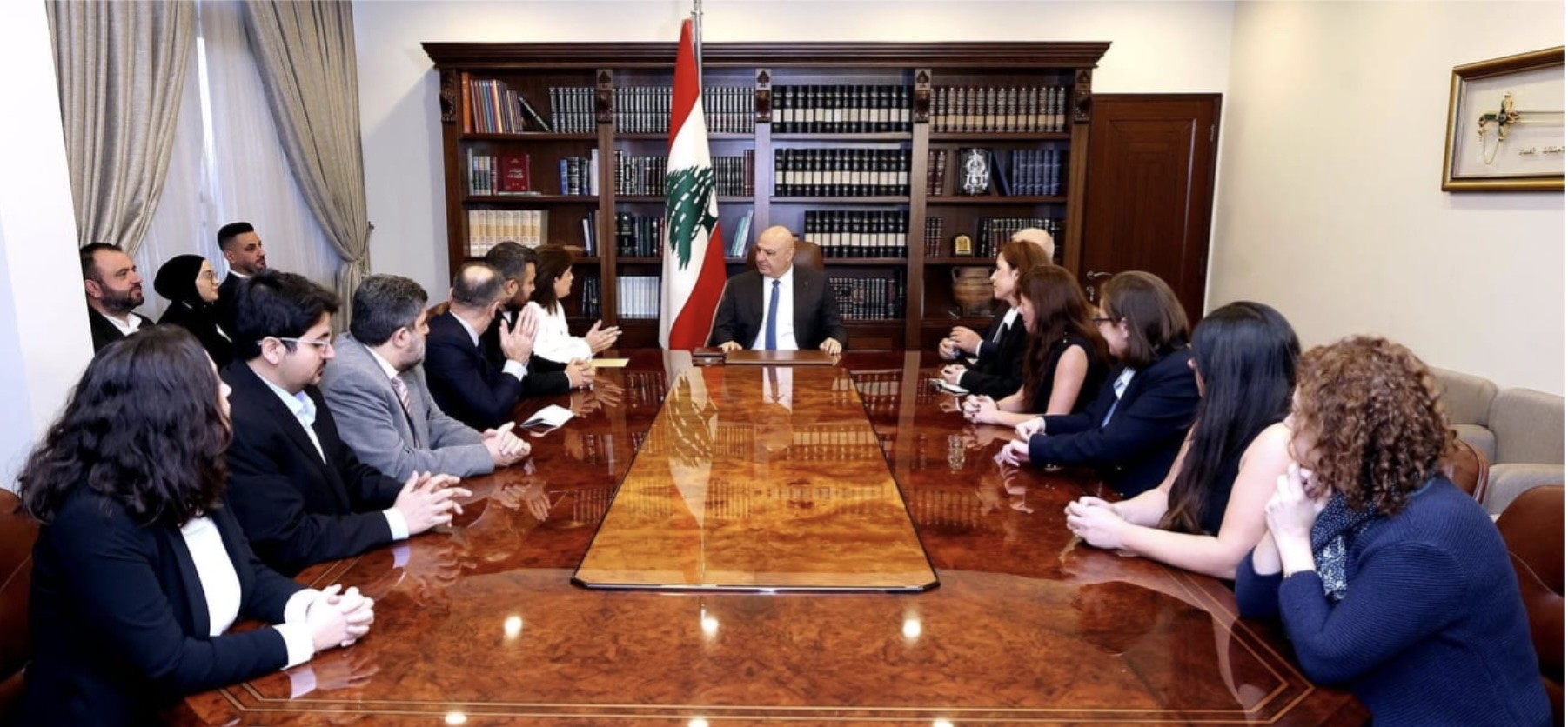 "تحالف حرية الرأي والتعبير في لبنان" في قصر بعبدا