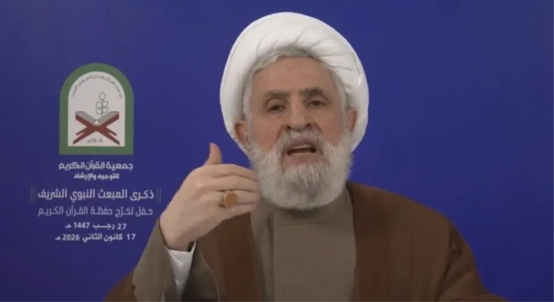 قاسم عن نزع السلاح :"طويلة على رقبتكم"