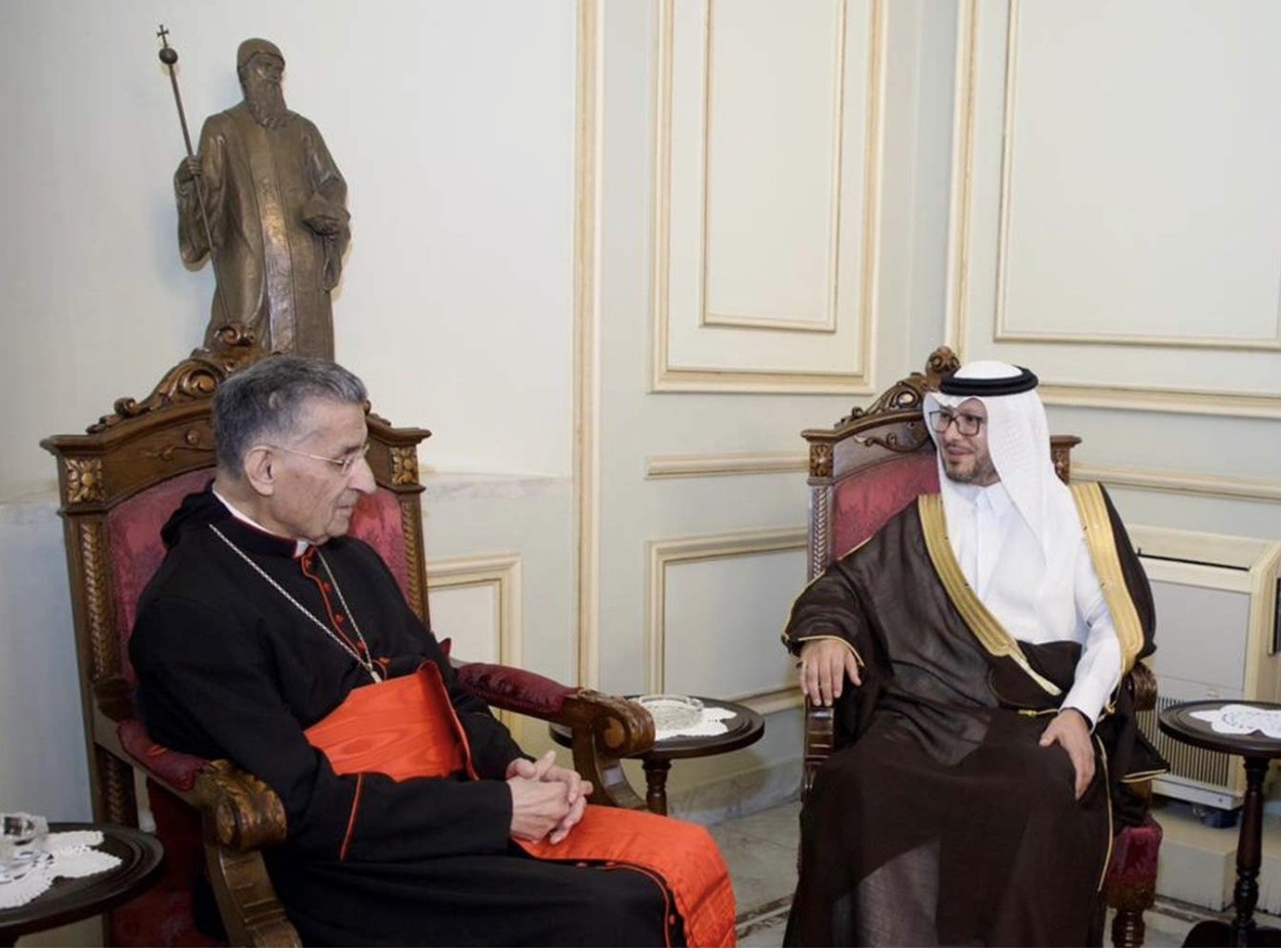 السفير السعودي في بكركي
