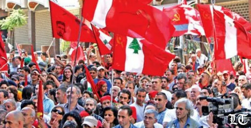 الحزب الشيوعي لجبهة تواجه السلطة بأحزابها خصوصا حركة أمل والتيار الوطني الحر
