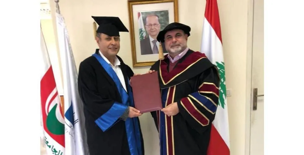 شربل مارون من صوت لبنان الى الدكتورة بدرجة عالية