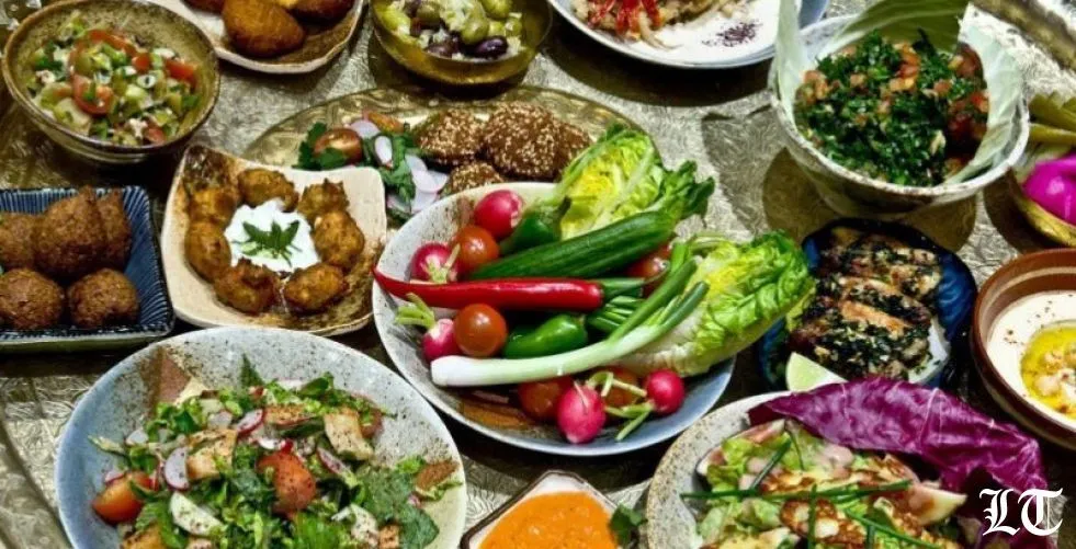 المأكولات اللبنانية المتوسطية المعتدلة تزيل الكرش