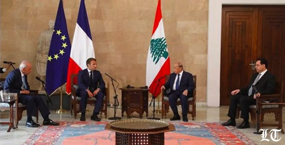 الصورة الرسمية الأولى للقمة اللبنانية الفرنسية
