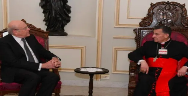 الرئيس نجيب ميقاتي يصرّ من بكركي على النأي بالنفس