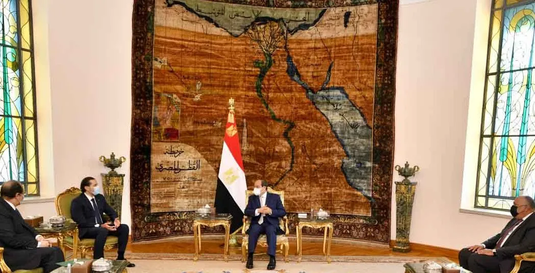 السيسي:دعم مصر الكامل للمسار السياسي للسيد الحريري